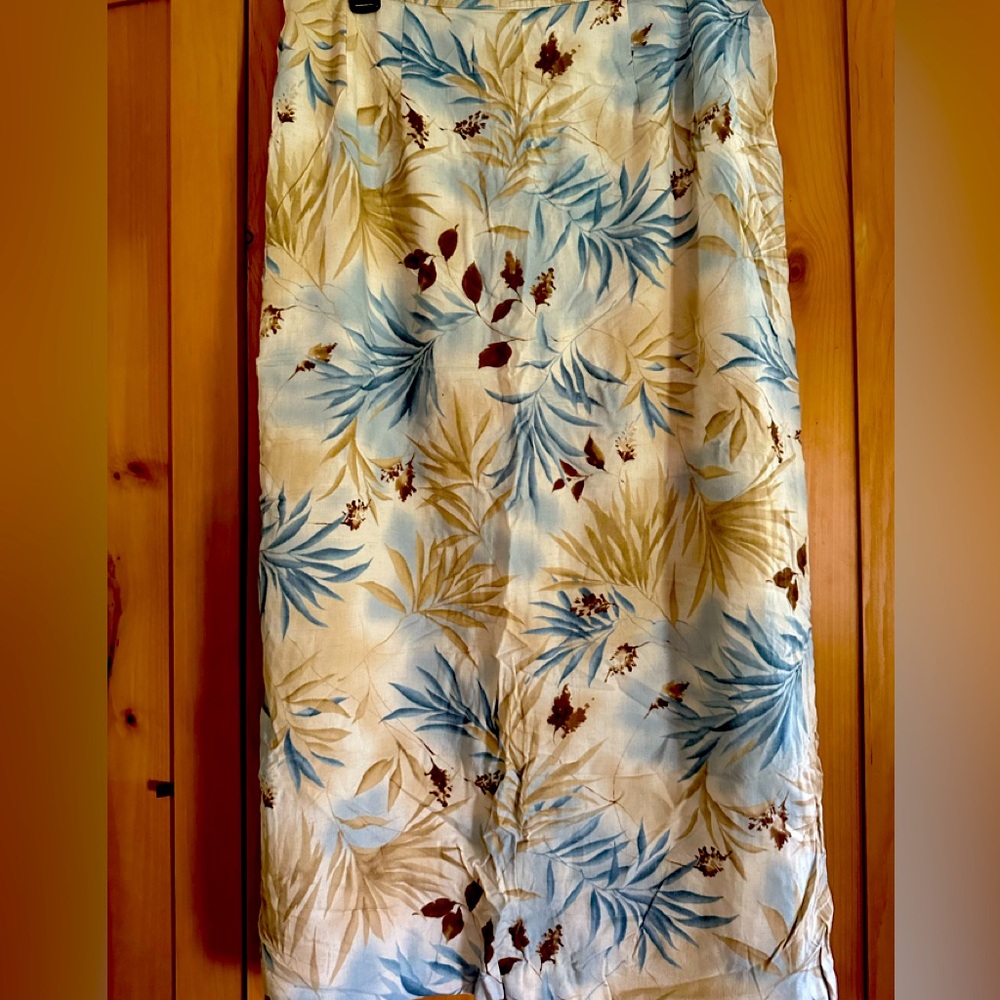 Floral Maxi Skirt Alfred Dunner Size 14